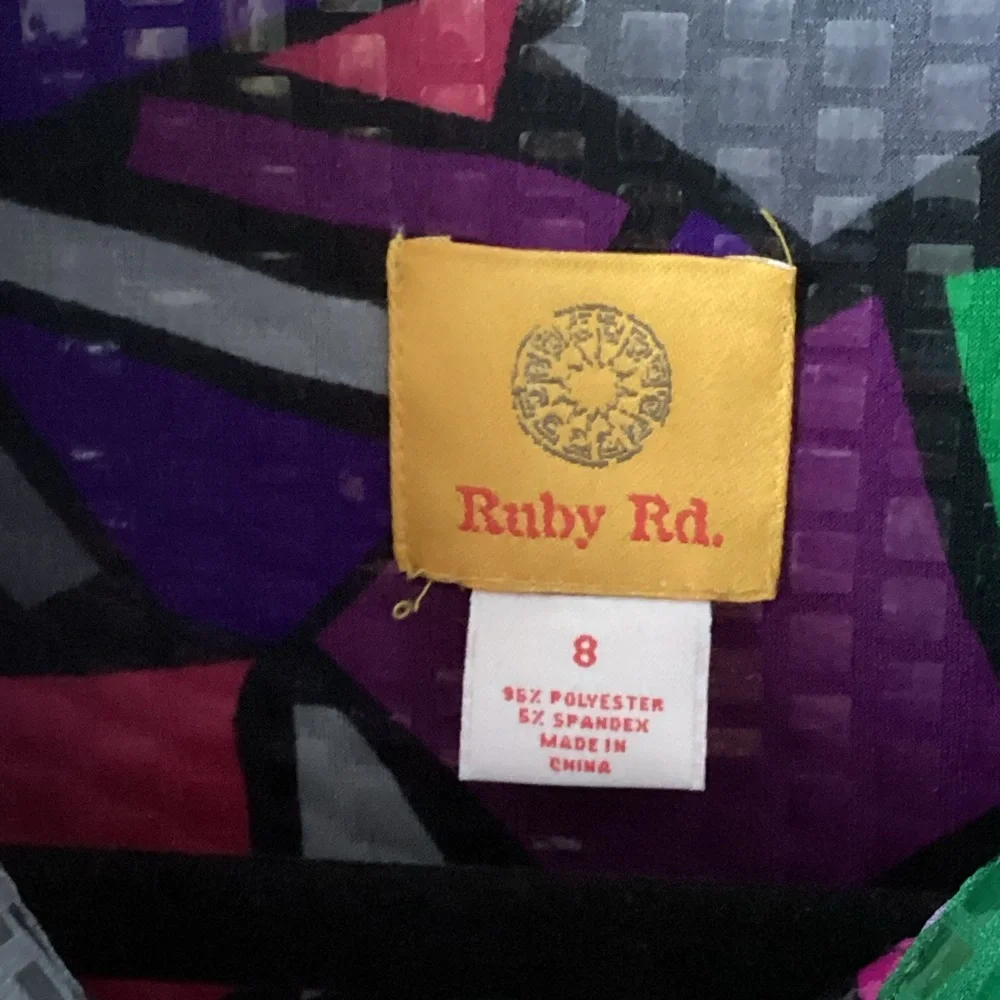 Ruby Rd Multi Colored (Jean Style) Jacket Woman’s Size 8 - Picture 3 of 5